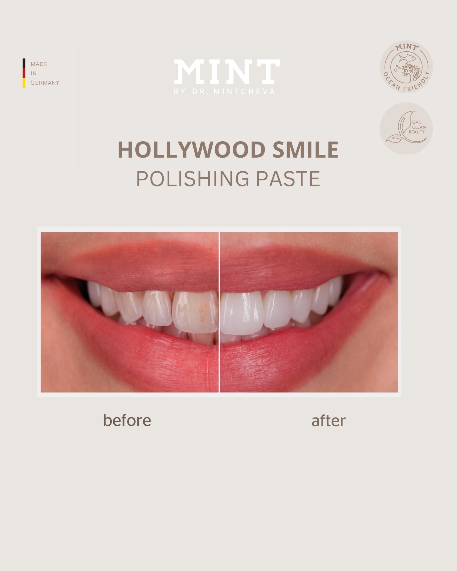 MINT HOLLYWOOD SMILE POLISHING PASTE