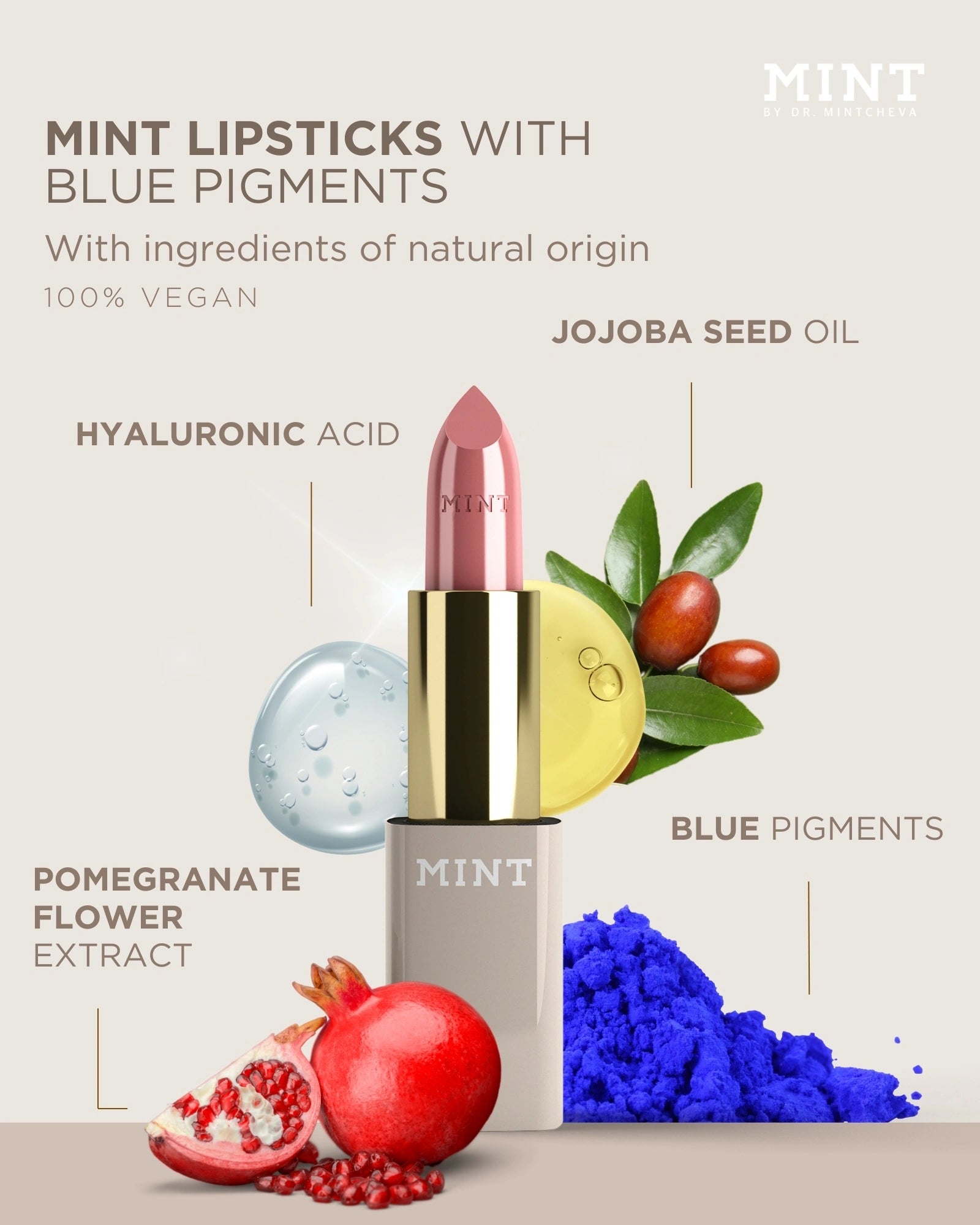 MINT LIPSTICK DUO NUDE PARFAIT & NUDE ROSÉ