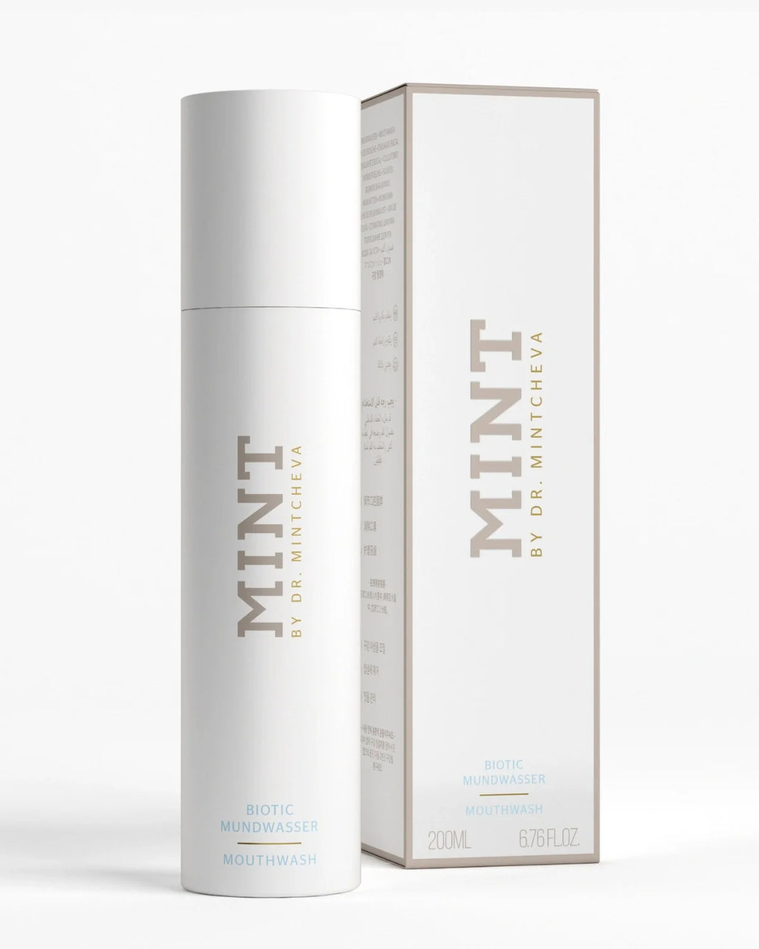 MINT by Dr. Mintcheva Biotic Mouthwash product image with packaging