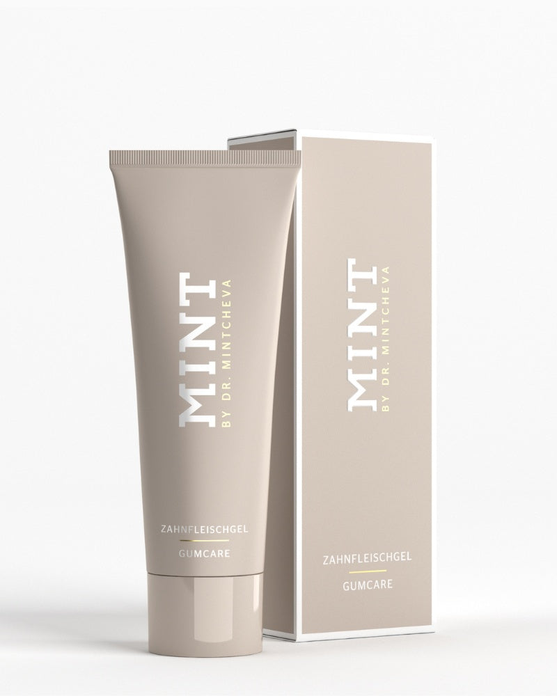 MINT by Dr. Mintcheva Gumcare with Vitamine E product image with packaging