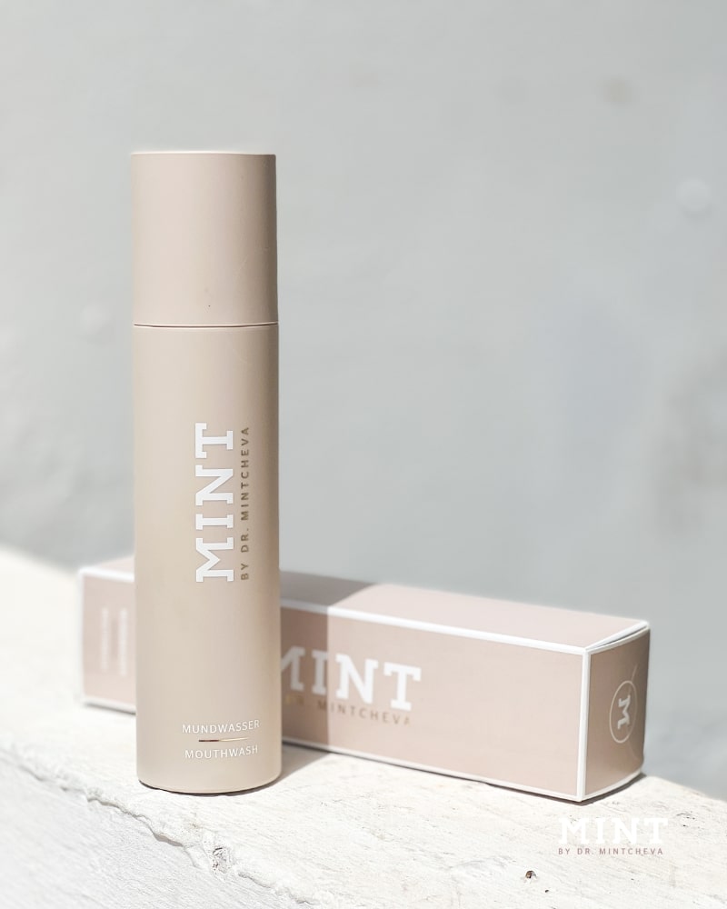 MINT by Dr. Mintcheva mouthwash and packaging mood image
