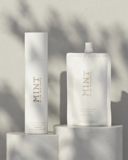 MINT HOLLYWOOD SMILE MOUTHWASH &amp; REFILL