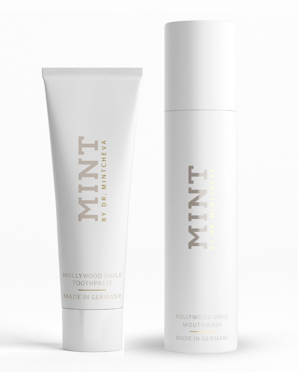 MINT HOLLYWOOD SMILE TOOTHPASTE + MOUTHWASH