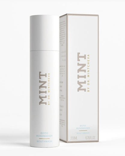 MINT by Dr. Mintcheva Biotic Mouthwash product image with packaging