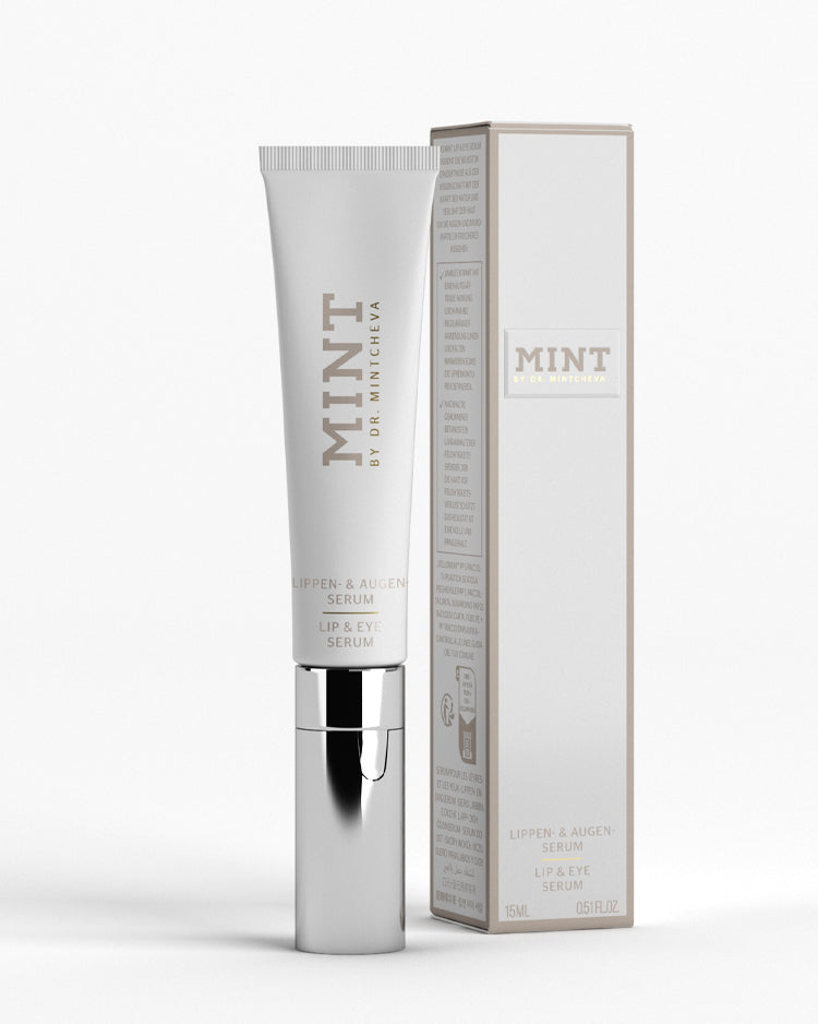 MINT by Dr. Mintcheva Lip &amp; Eye Serum product image with packaging