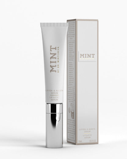 MINT by Dr. Mintcheva Lip &amp; Eye Serum product image with packaging