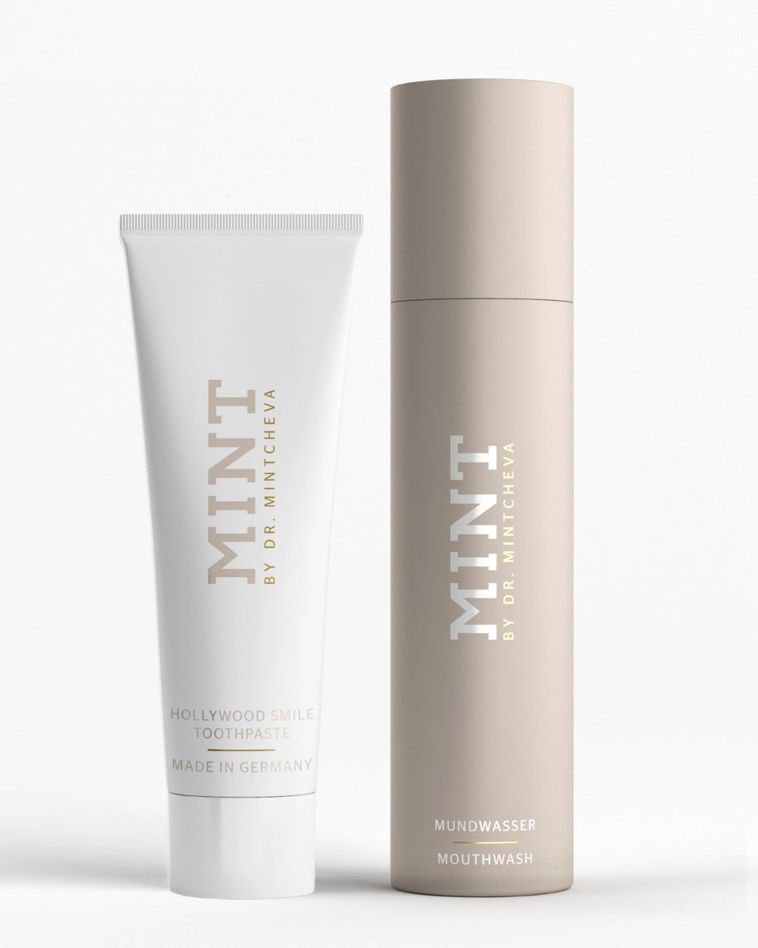 MINT HOLLYWOOD SMILE TOOTHPASTE + CLASSIC MOUTHWASH SET
